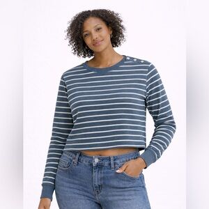 REITMANS Signature Teal Cotton-blend Knit Top